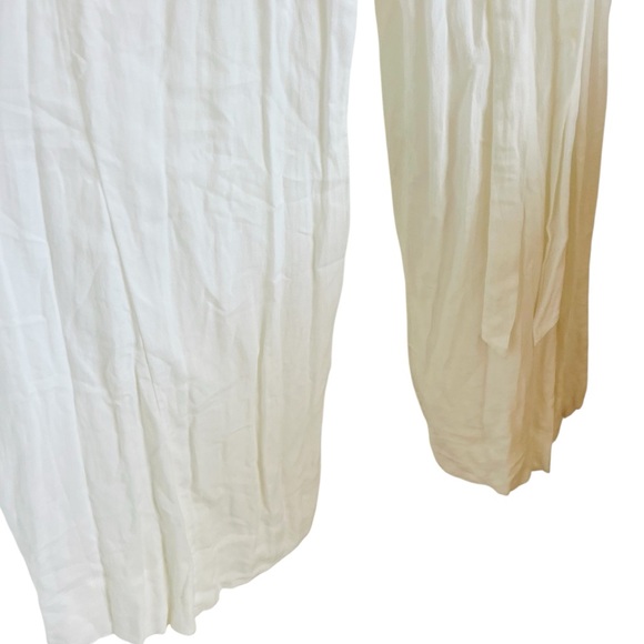 Here Comes The Sun White Halter Jumpsuit with Ring Details - Picture 6 of 9